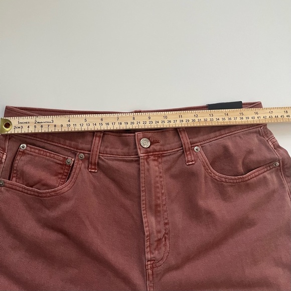 Gap High Rise Wide Leg Jeans in Cedar Wood Red Rust 32R 14 - Picture 10 of 10